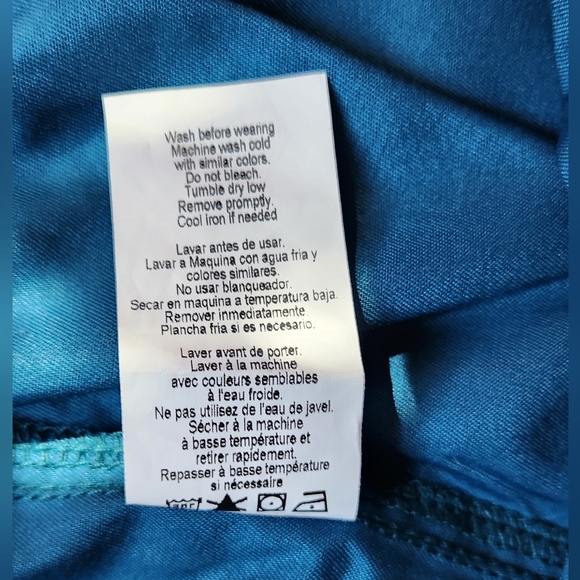 Cherokee Authentic Workwear Modern Classic WW120 XL Caribbean Blue - Picture 9 of 12